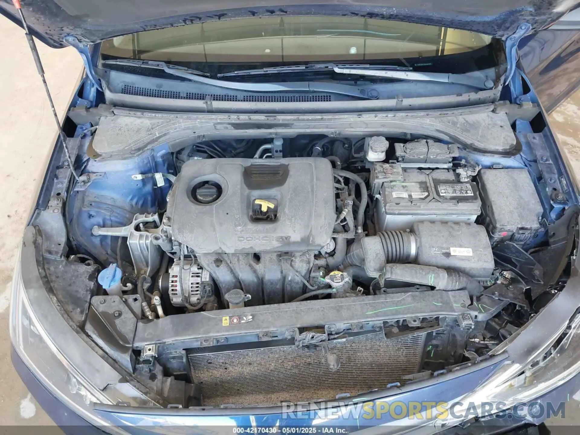 10 fotografías del automóvil dañado 5NPD84LF0KH441473 HYUNDAI ELANTRA 2019