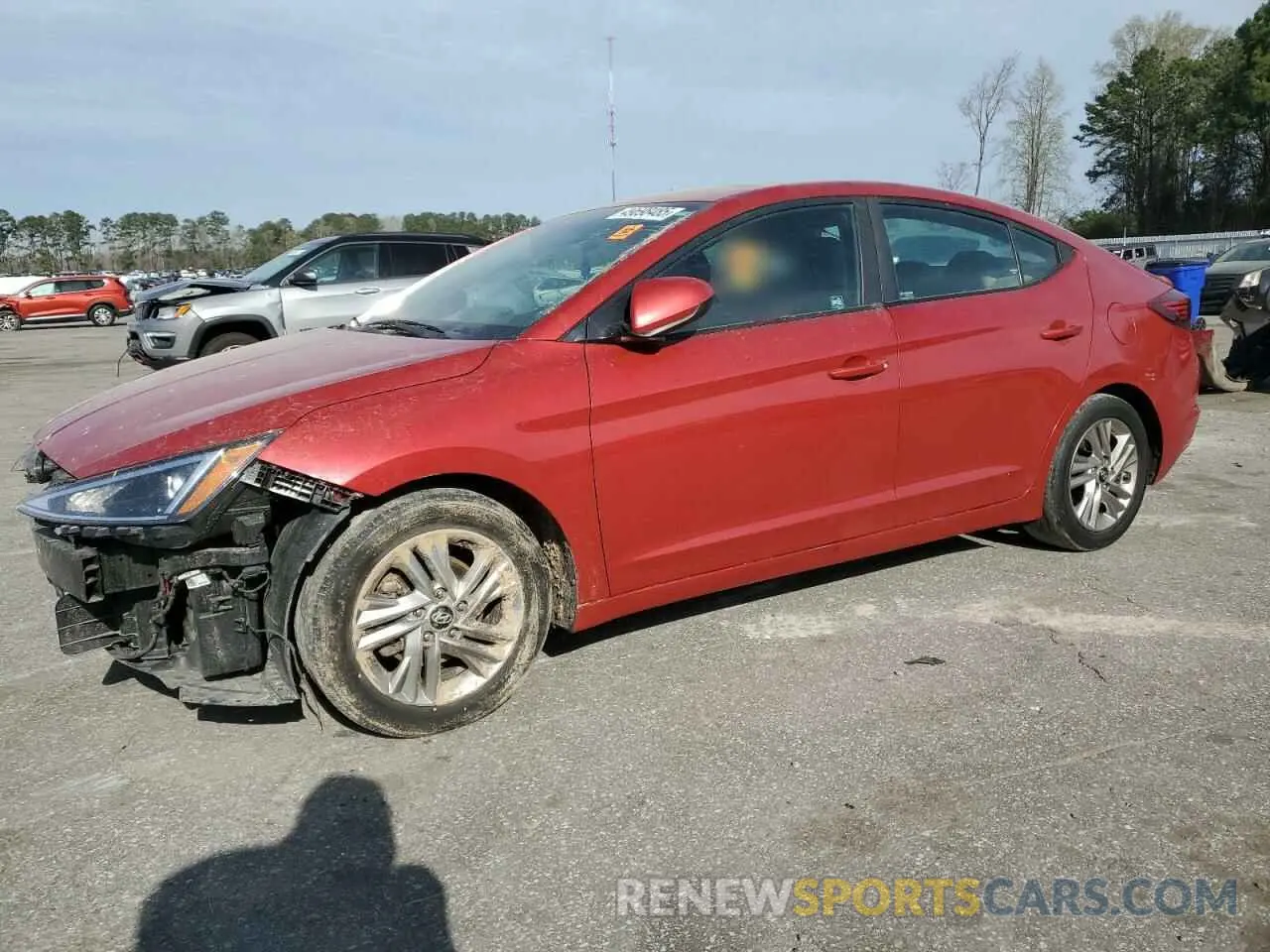 1 fotografías del automóvil dañado 5NPD84LF0KH446026 HYUNDAI ELANTRA 2019