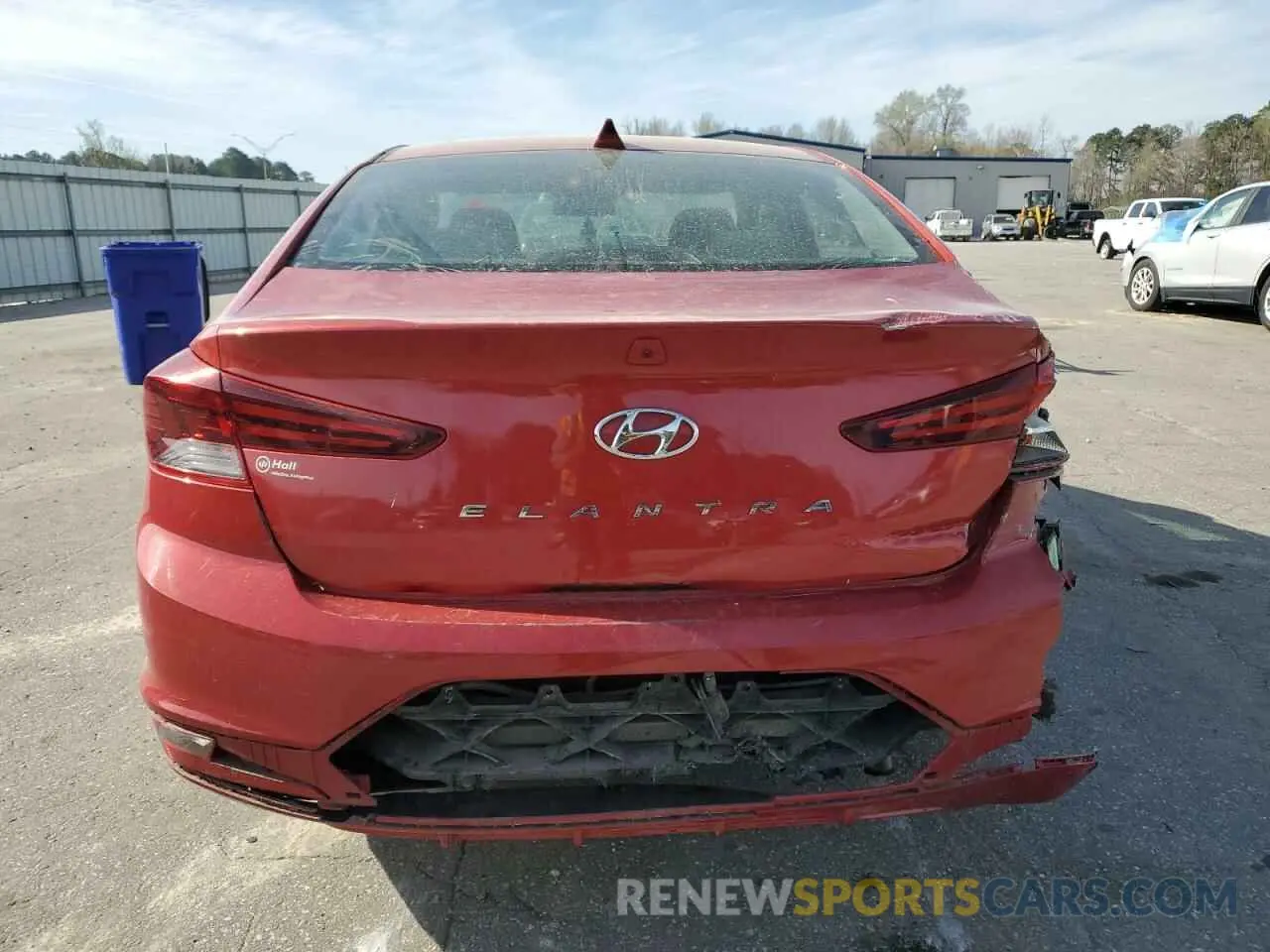 6 fotografías del automóvil dañado 5NPD84LF0KH446026 HYUNDAI ELANTRA 2019
