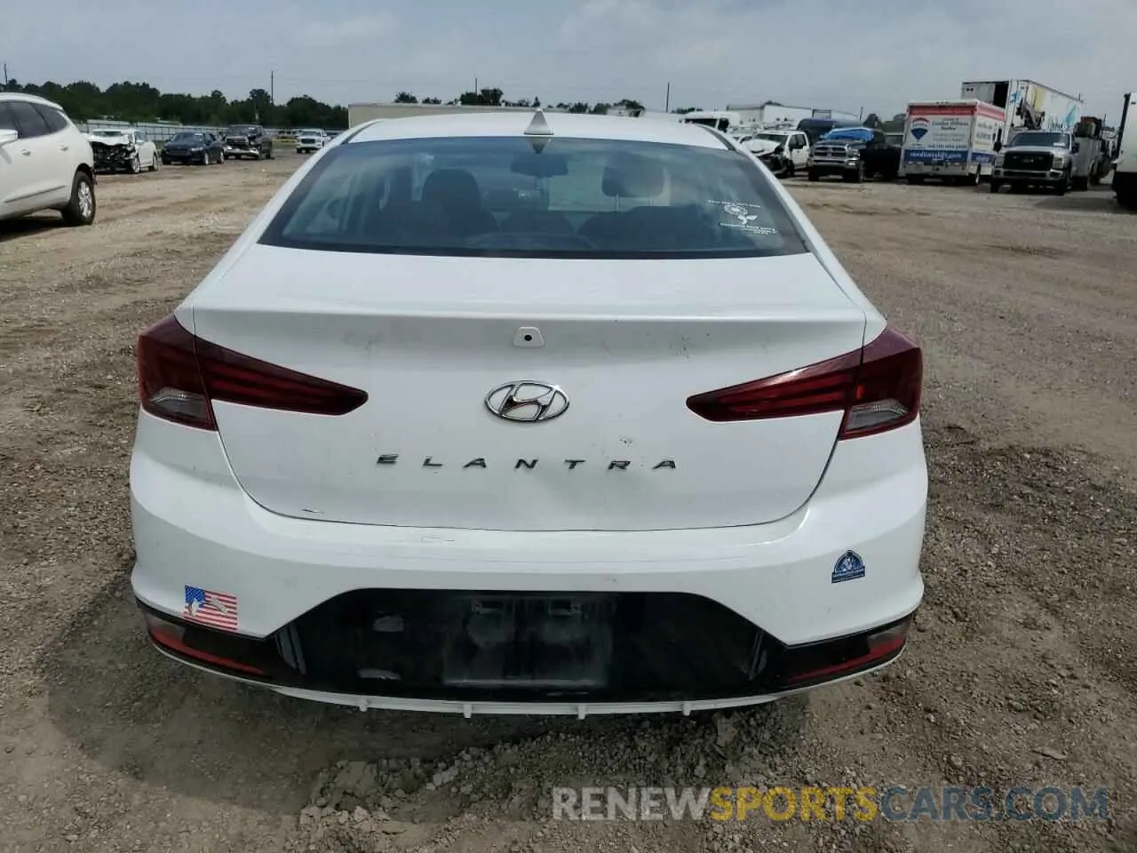 6 fotografías del automóvil dañado 5NPD84LF0KH446379 HYUNDAI ELANTRA 2019