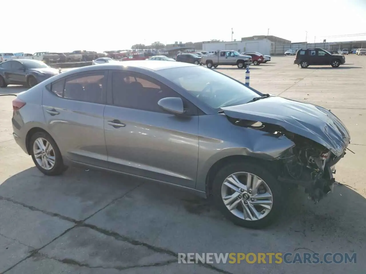 4 fotografías del automóvil dañado 5NPD84LF0KH446835 HYUNDAI ELANTRA 2019