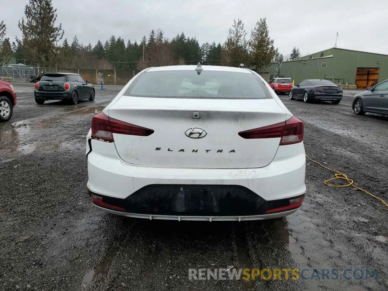 6 fotografías del automóvil dañado 5NPD84LF0KH452182 HYUNDAI ELANTRA 2019