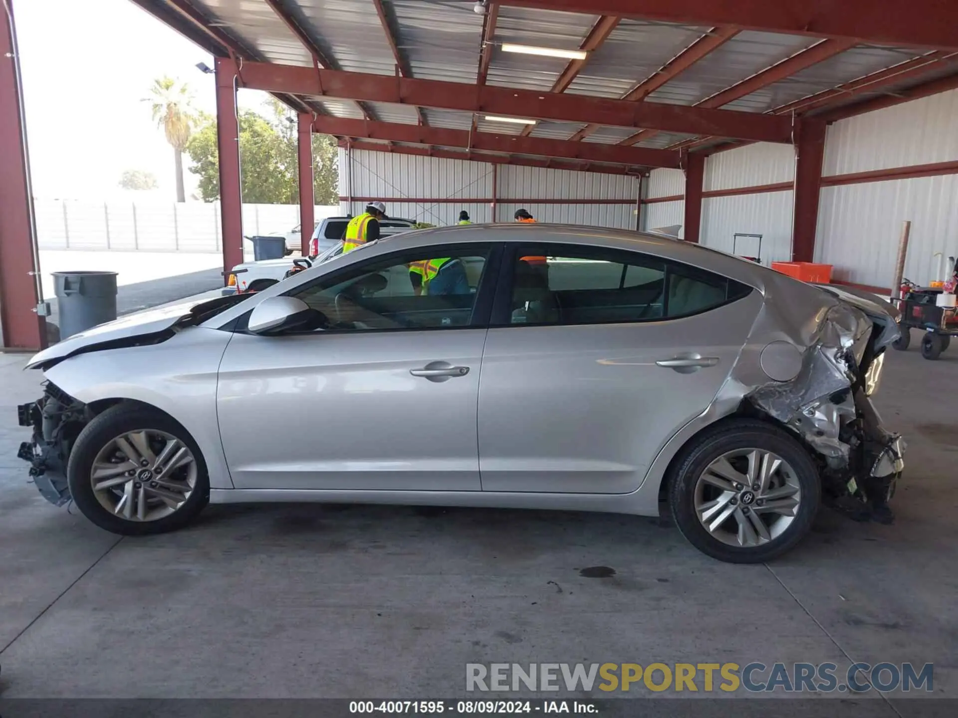 15 fotografías del automóvil dañado 5NPD84LF0KH455874 HYUNDAI ELANTRA 2019