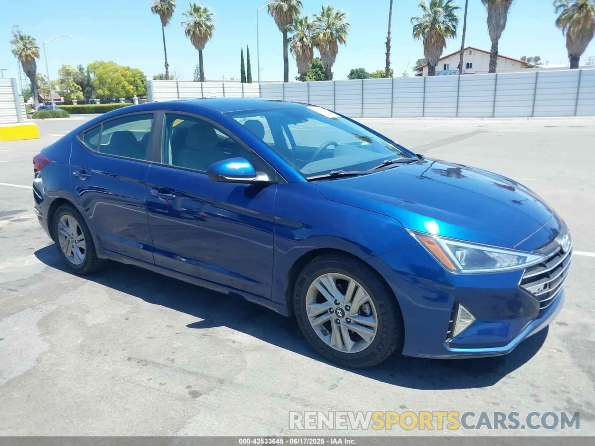 1 fotografías del automóvil dañado 5NPD84LF1KH433978 HYUNDAI ELANTRA 2019