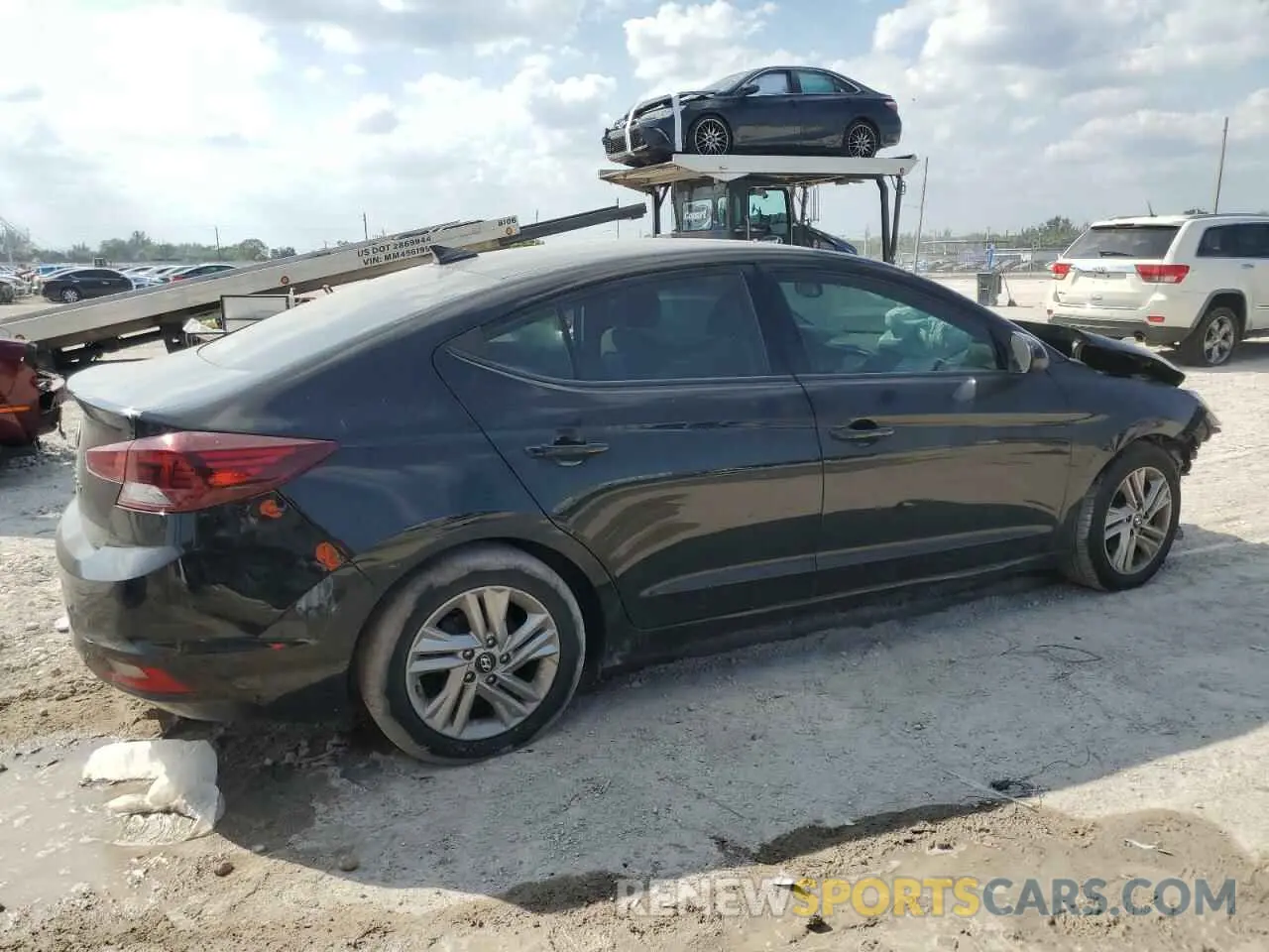 3 fotografías del automóvil dañado 5NPD84LF1KH436086 HYUNDAI ELANTRA 2019