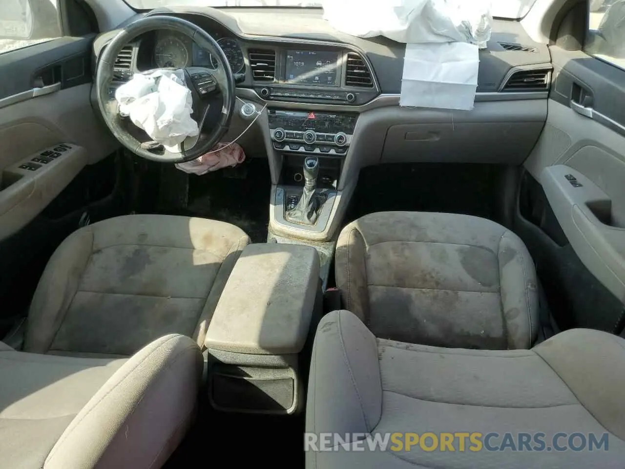 8 fotografías del automóvil dañado 5NPD84LF1KH436086 HYUNDAI ELANTRA 2019