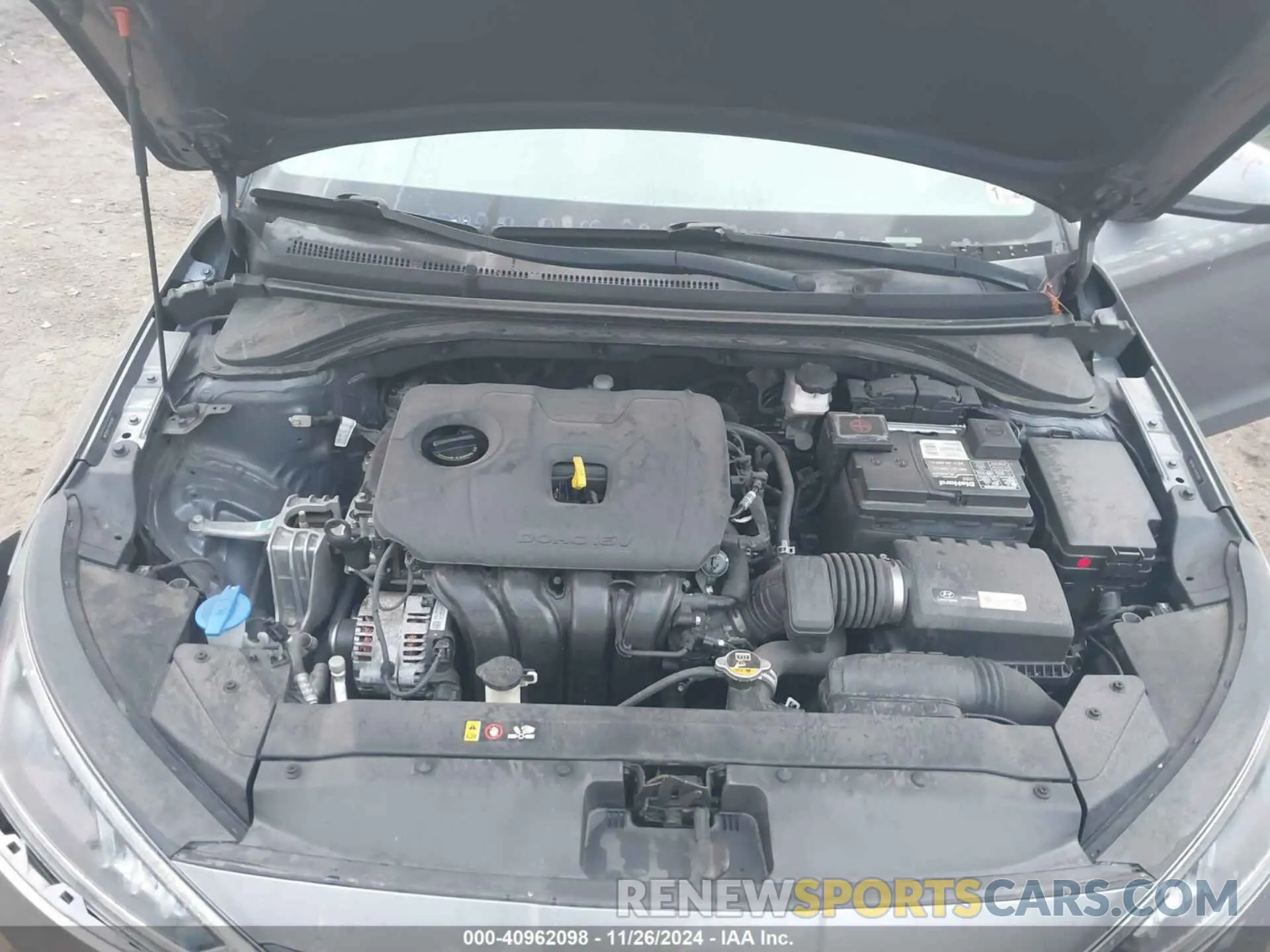 10 fotografías del automóvil dañado 5NPD84LF1KH443667 HYUNDAI ELANTRA 2019