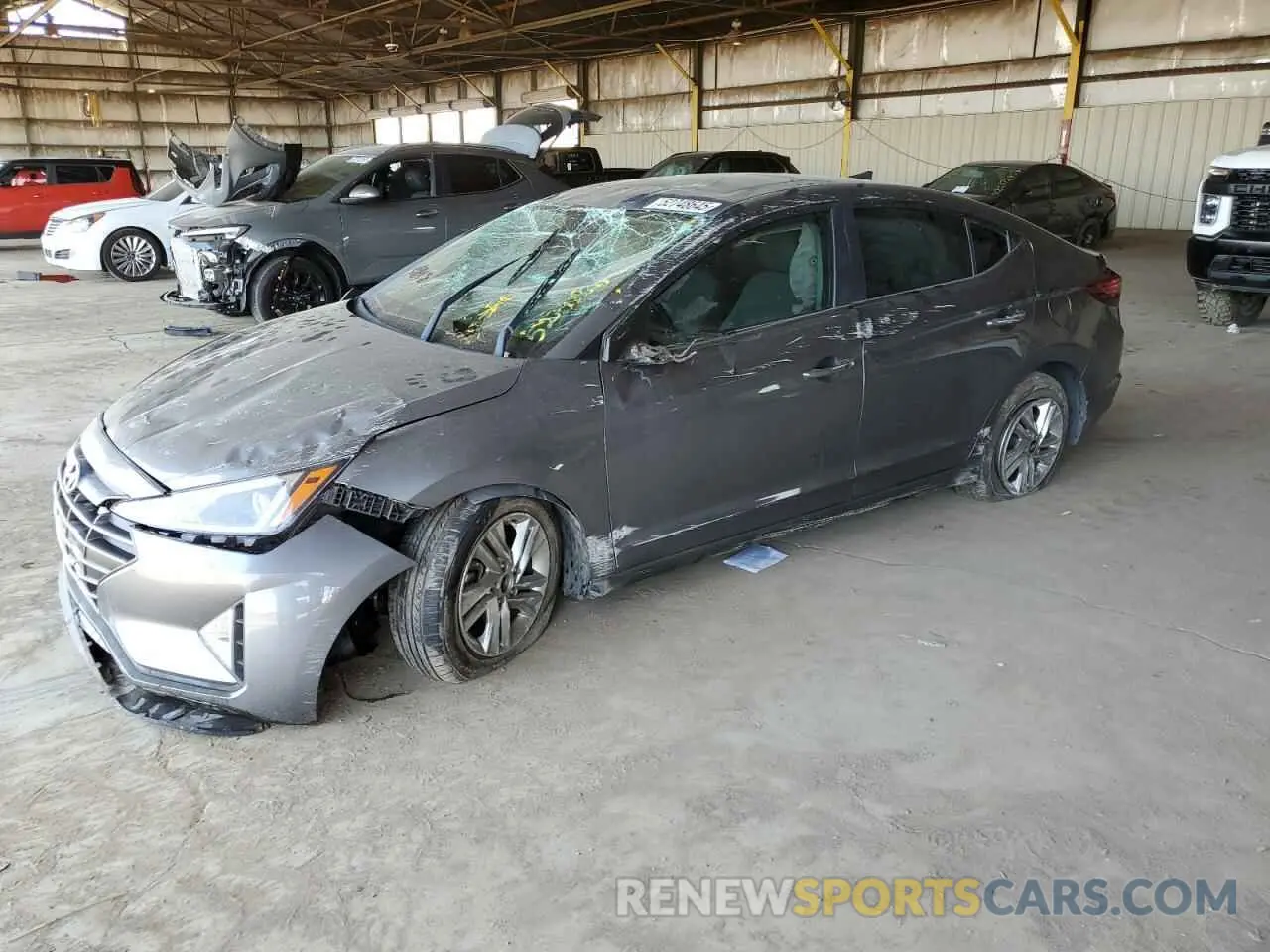1 fotografías del automóvil dañado 5NPD84LF1KH444639 HYUNDAI ELANTRA 2019