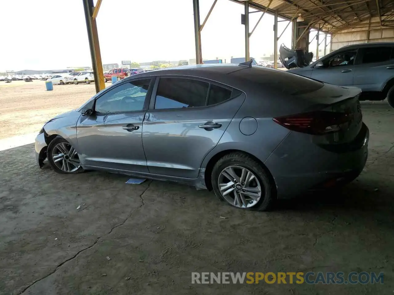 2 fotografías del automóvil dañado 5NPD84LF1KH444639 HYUNDAI ELANTRA 2019
