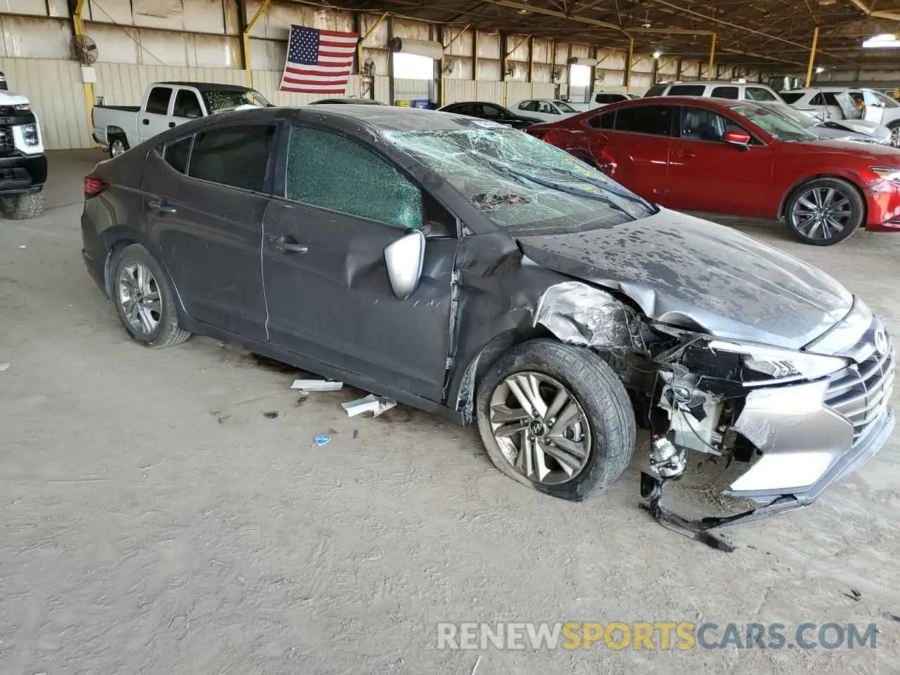 4 fotografías del automóvil dañado 5NPD84LF1KH444639 HYUNDAI ELANTRA 2019