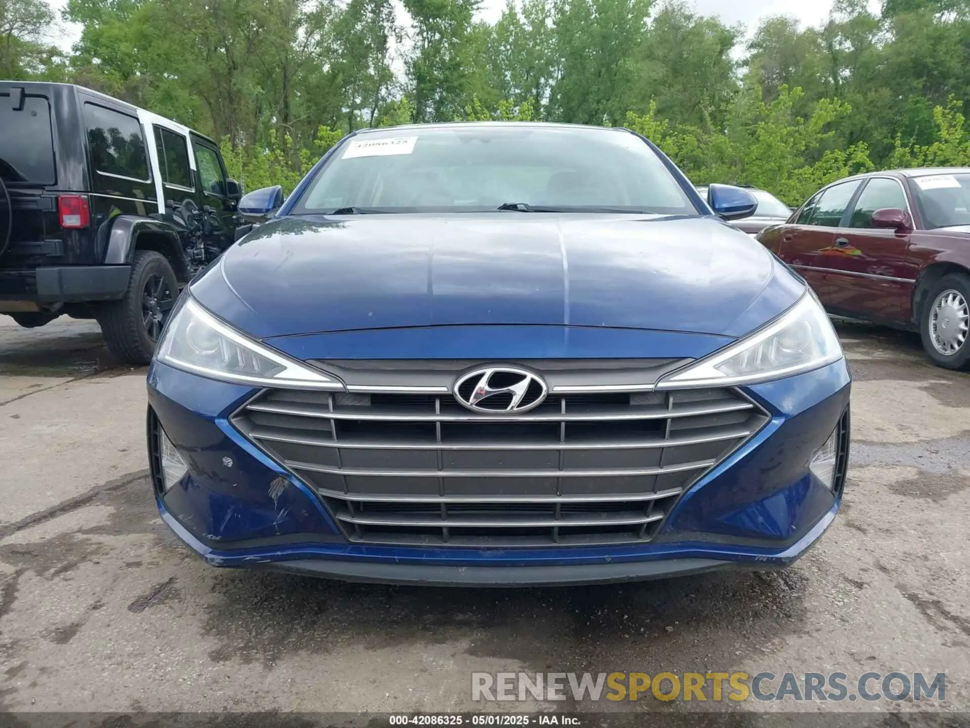 12 fotografías del automóvil dañado 5NPD84LF1KH472702 HYUNDAI ELANTRA 2019