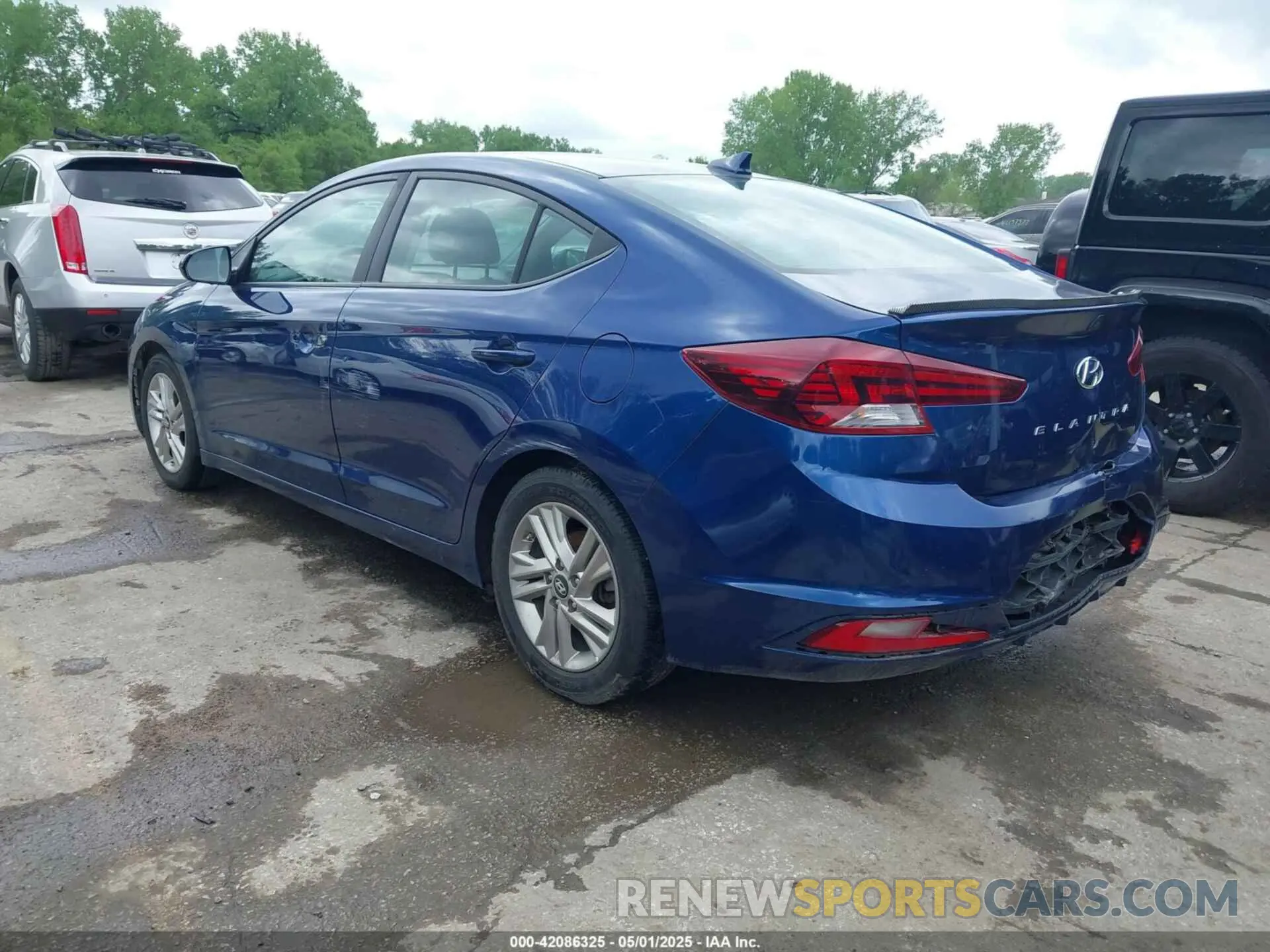 3 fotografías del automóvil dañado 5NPD84LF1KH472702 HYUNDAI ELANTRA 2019