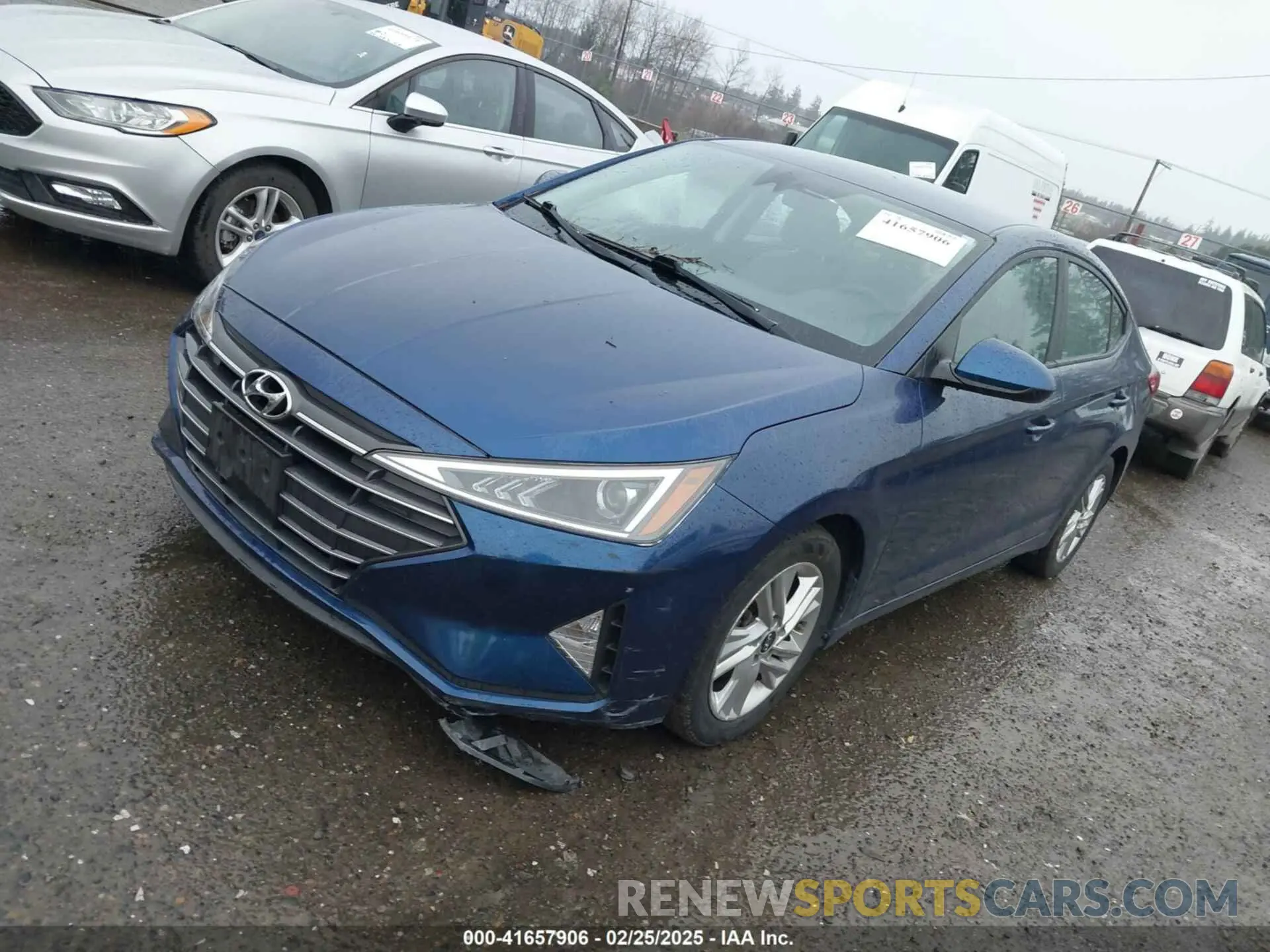 2 fotografías del automóvil dañado 5NPD84LF1KH485515 HYUNDAI ELANTRA 2019