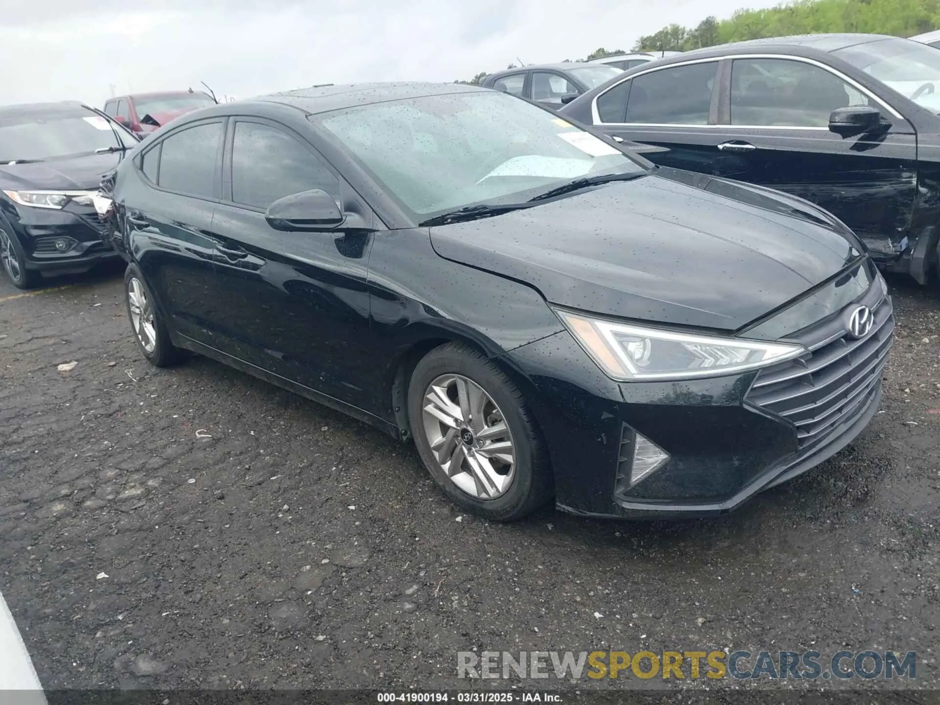 1 fotografías del automóvil dañado 5NPD84LF1KH494330 HYUNDAI ELANTRA 2019