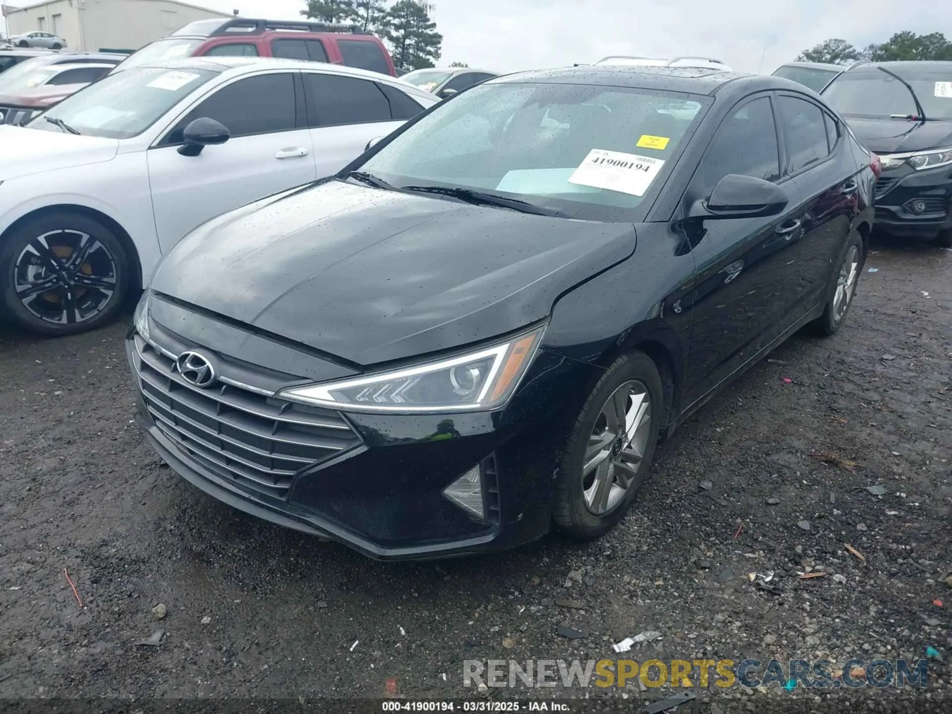 2 fotografías del automóvil dañado 5NPD84LF1KH494330 HYUNDAI ELANTRA 2019
