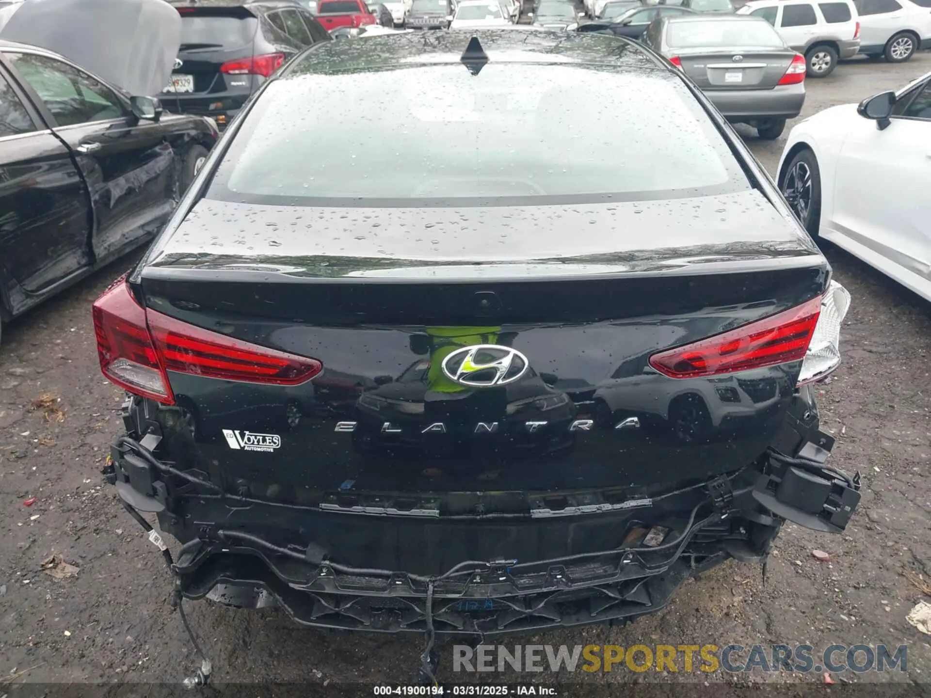 6 fotografías del automóvil dañado 5NPD84LF1KH494330 HYUNDAI ELANTRA 2019