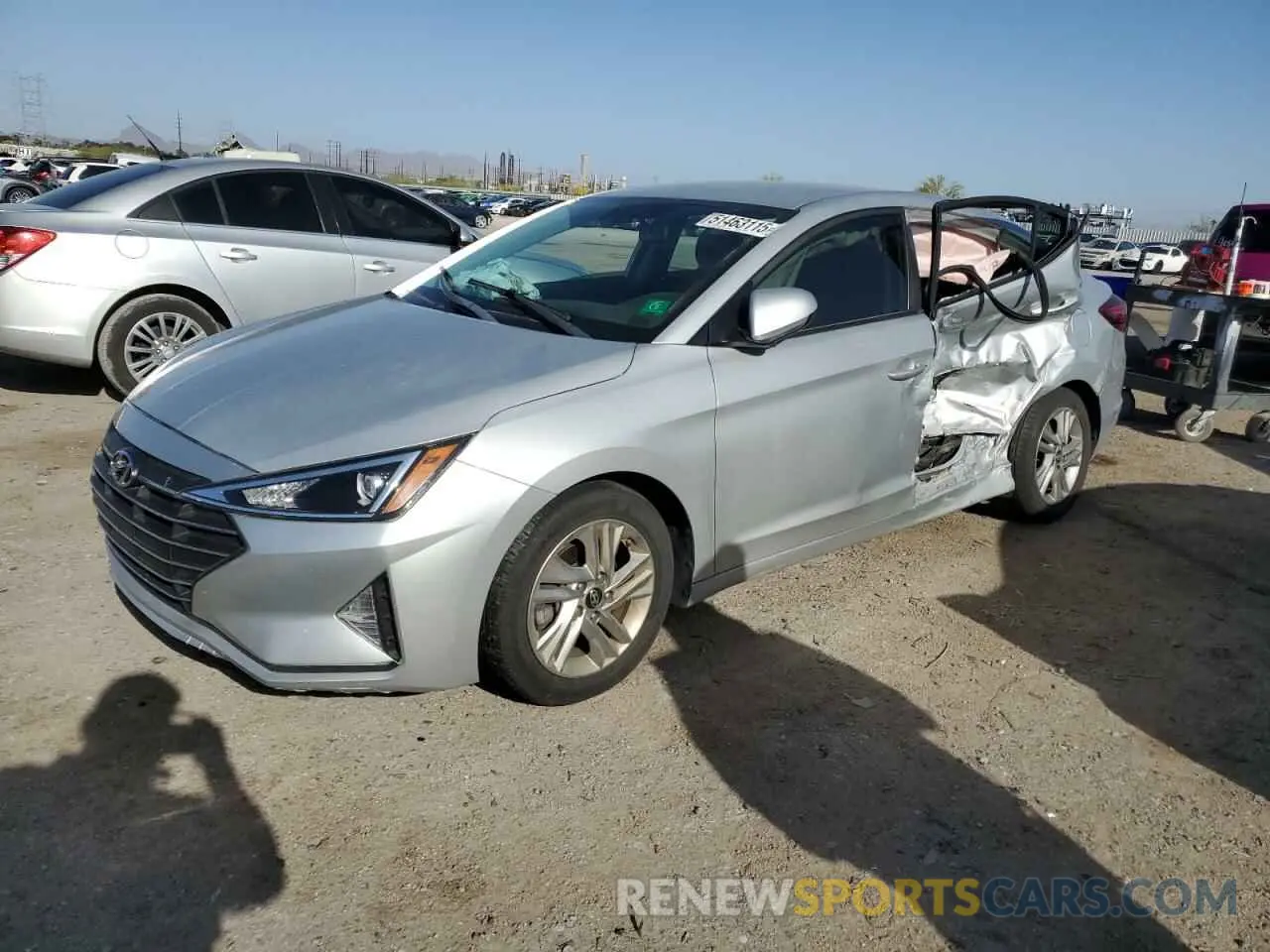 1 fotografías del automóvil dañado 5NPD84LF2KH412315 HYUNDAI ELANTRA 2019
