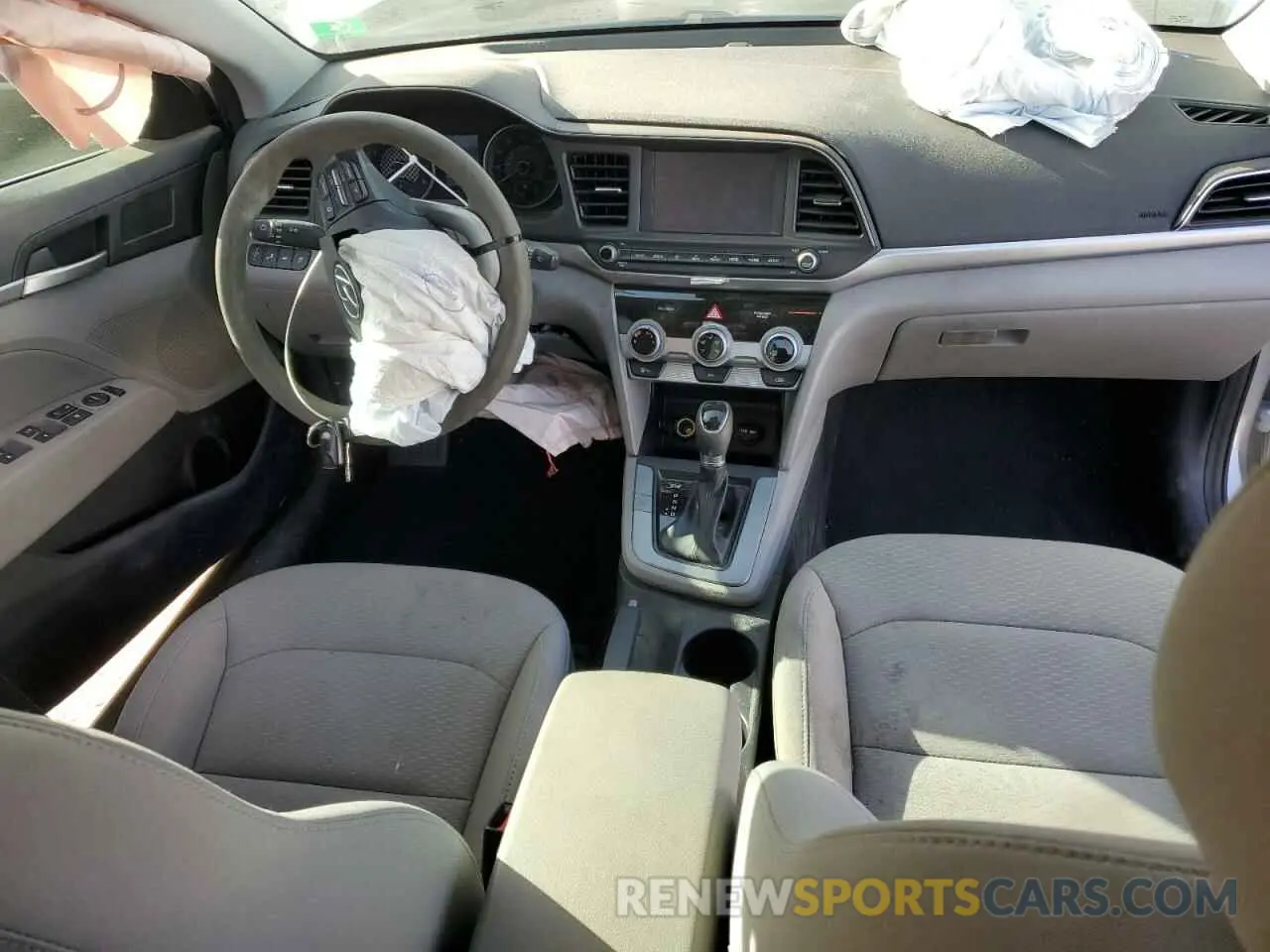 8 fotografías del automóvil dañado 5NPD84LF2KH412315 HYUNDAI ELANTRA 2019