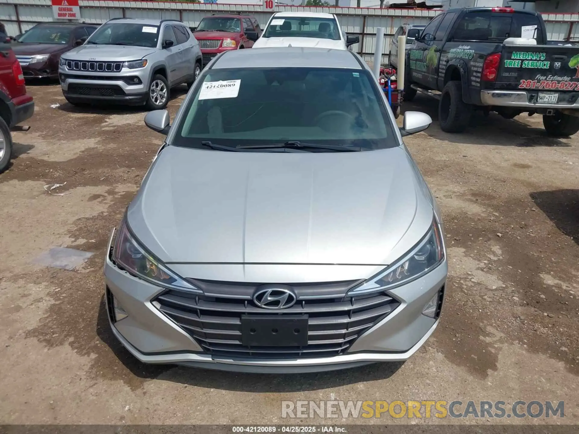 11 fotografías del automóvil dañado 5NPD84LF2KH425047 HYUNDAI ELANTRA 2019