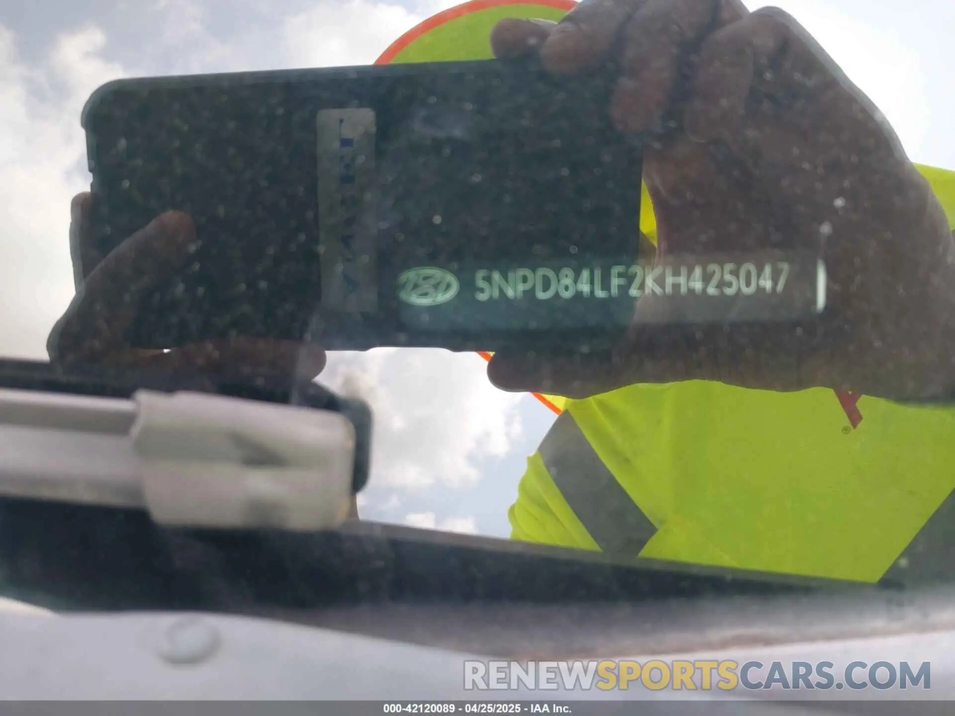 9 fotografías del automóvil dañado 5NPD84LF2KH425047 HYUNDAI ELANTRA 2019