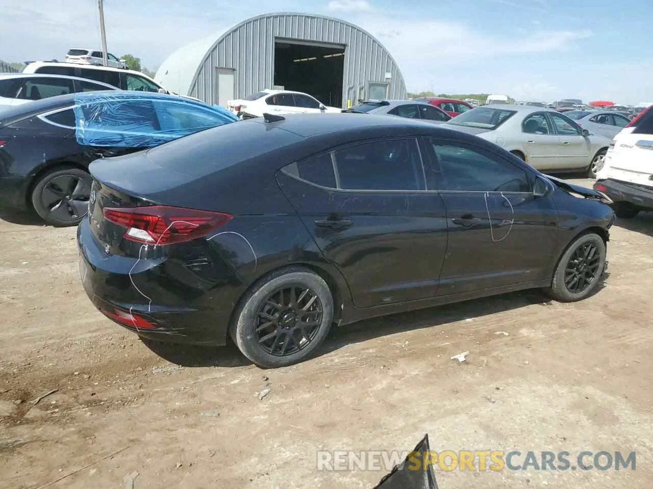 3 fotografías del automóvil dañado 5NPD84LF2KH432581 HYUNDAI ELANTRA 2019