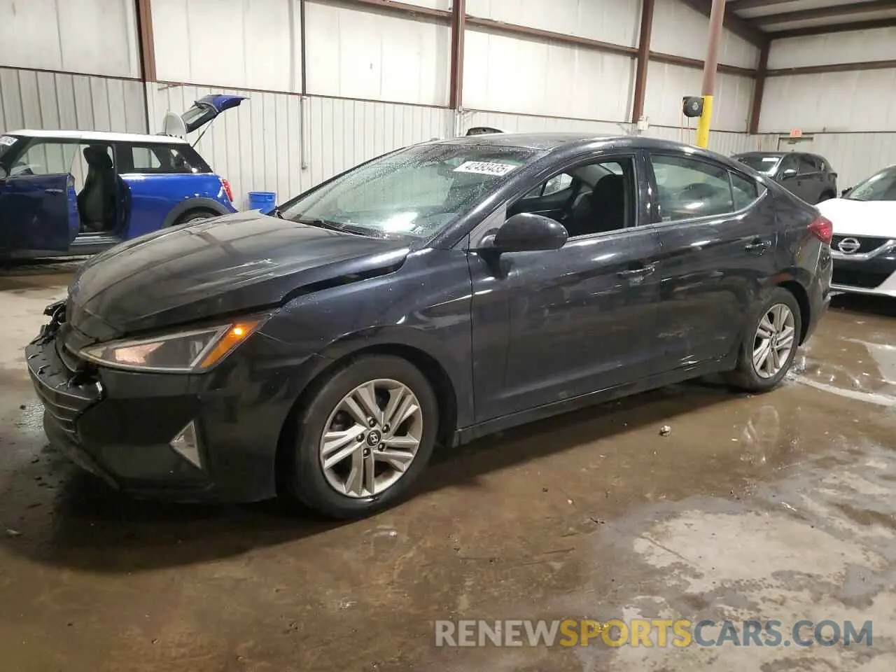1 fotografías del automóvil dañado 5NPD84LF2KH444844 HYUNDAI ELANTRA 2019