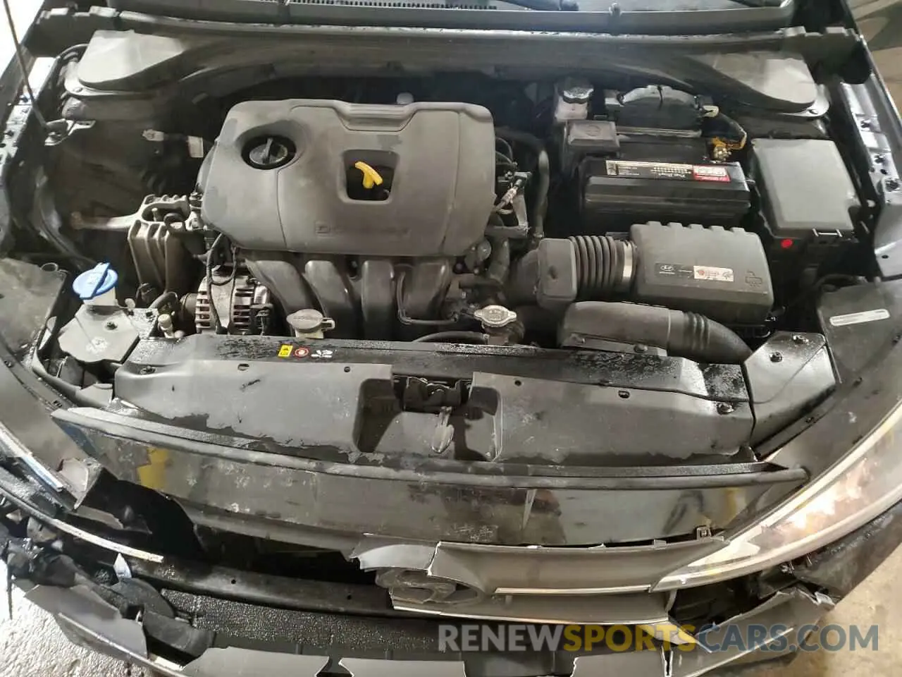 11 fotografías del automóvil dañado 5NPD84LF2KH444844 HYUNDAI ELANTRA 2019