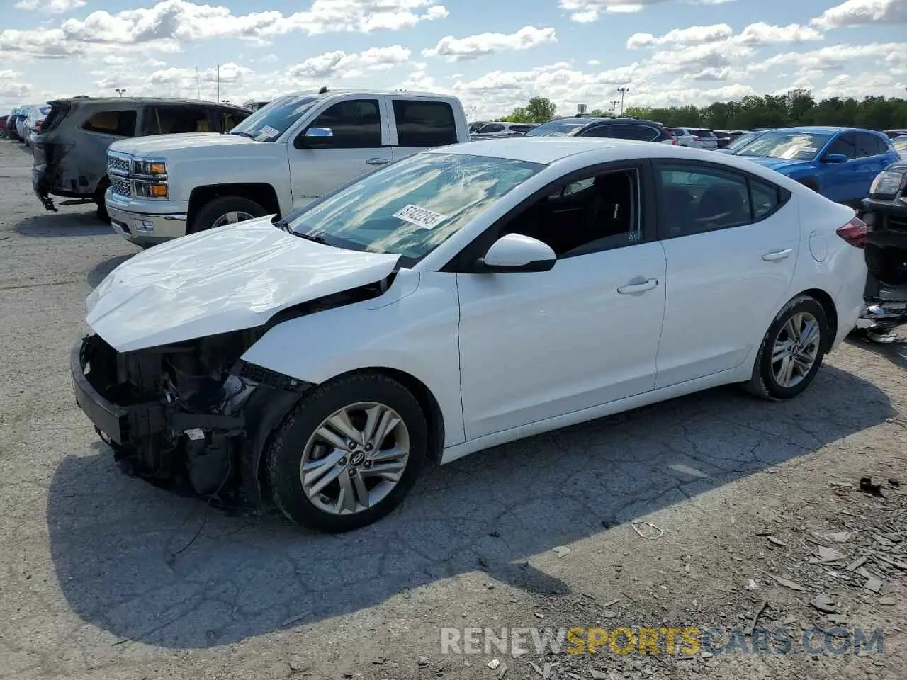 1 fotografías del automóvil dañado 5NPD84LF2KH457092 HYUNDAI ELANTRA 2019