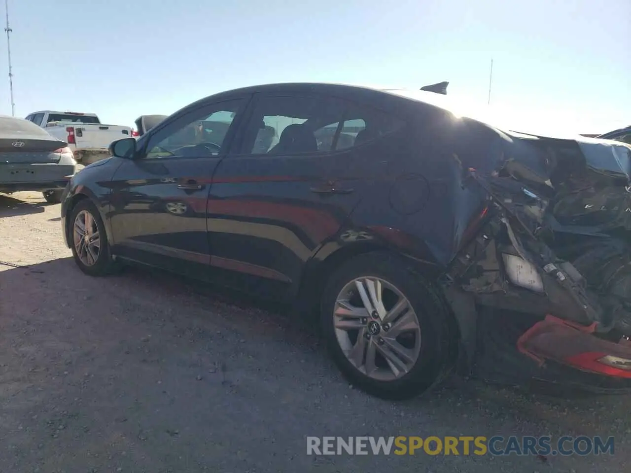 2 fotografías del automóvil dañado 5NPD84LF2KH468304 HYUNDAI ELANTRA 2019