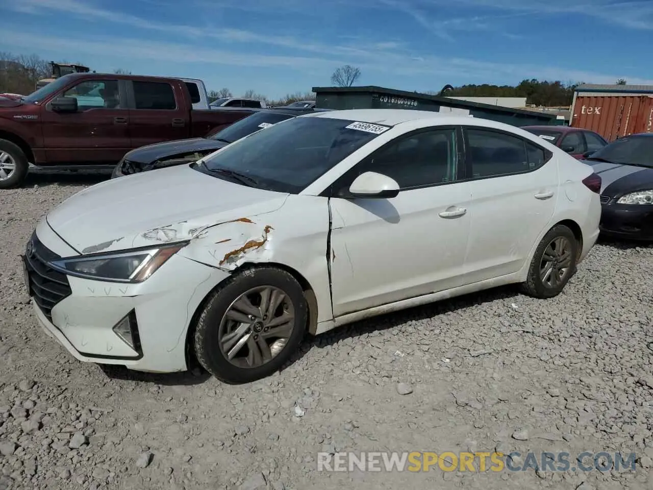 1 fotografías del automóvil dañado 5NPD84LF2KH482851 HYUNDAI ELANTRA 2019