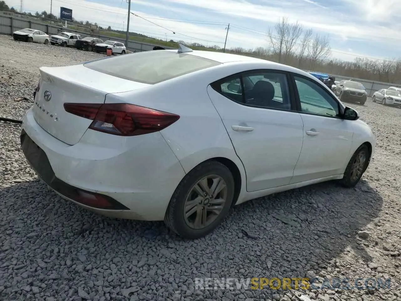 3 fotografías del automóvil dañado 5NPD84LF2KH482851 HYUNDAI ELANTRA 2019