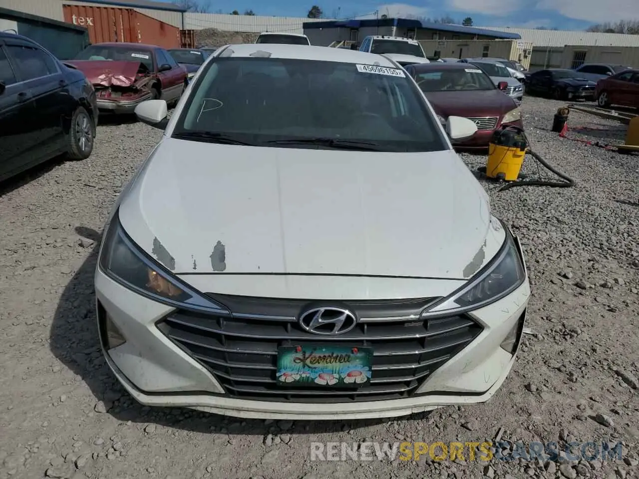 5 fotografías del automóvil dañado 5NPD84LF2KH482851 HYUNDAI ELANTRA 2019