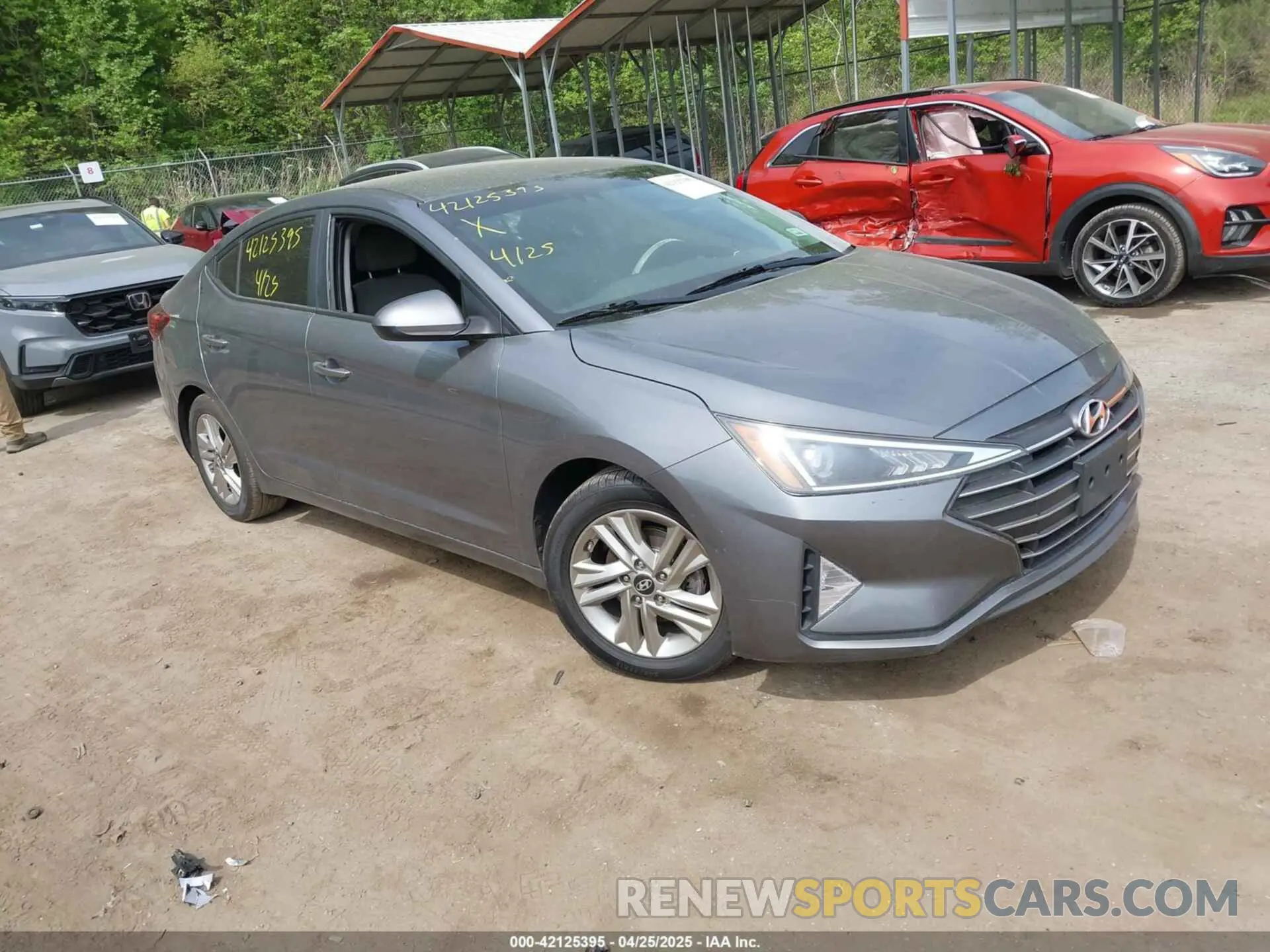1 fotografías del automóvil dañado 5NPD84LF3KH433674 HYUNDAI ELANTRA 2019