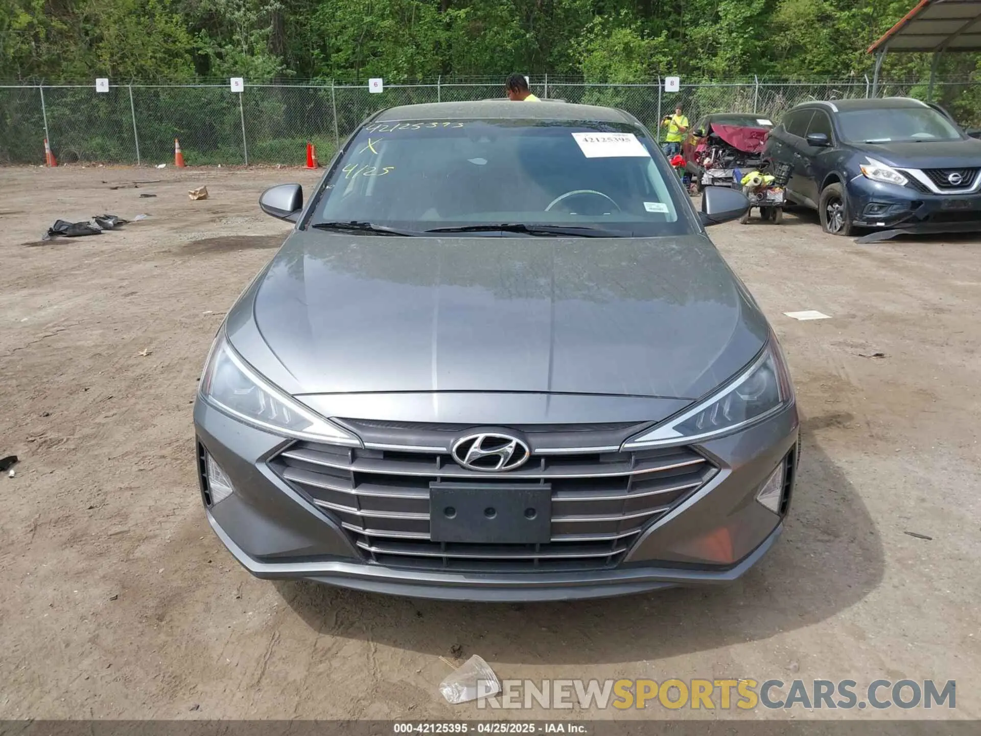 12 fotografías del automóvil dañado 5NPD84LF3KH433674 HYUNDAI ELANTRA 2019
