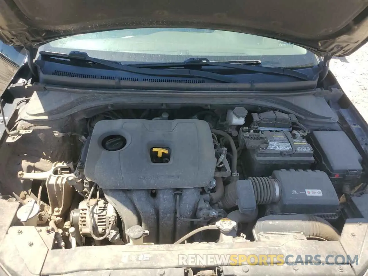 11 fotografías del automóvil dañado 5NPD84LF3KH461779 HYUNDAI ELANTRA 2019