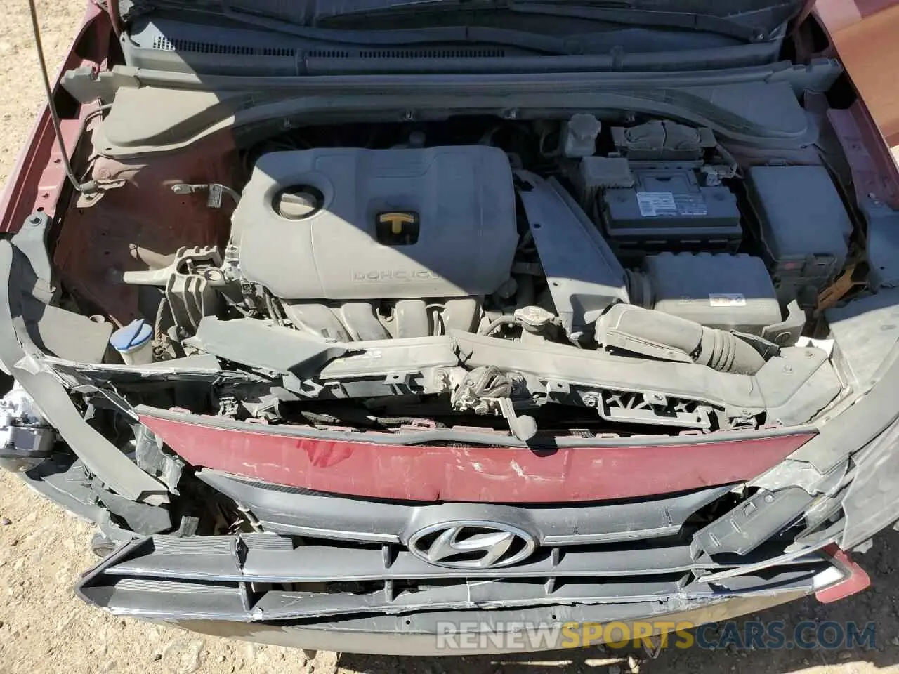 11 fotografías del automóvil dañado 5NPD84LF3KH472779 HYUNDAI ELANTRA 2019