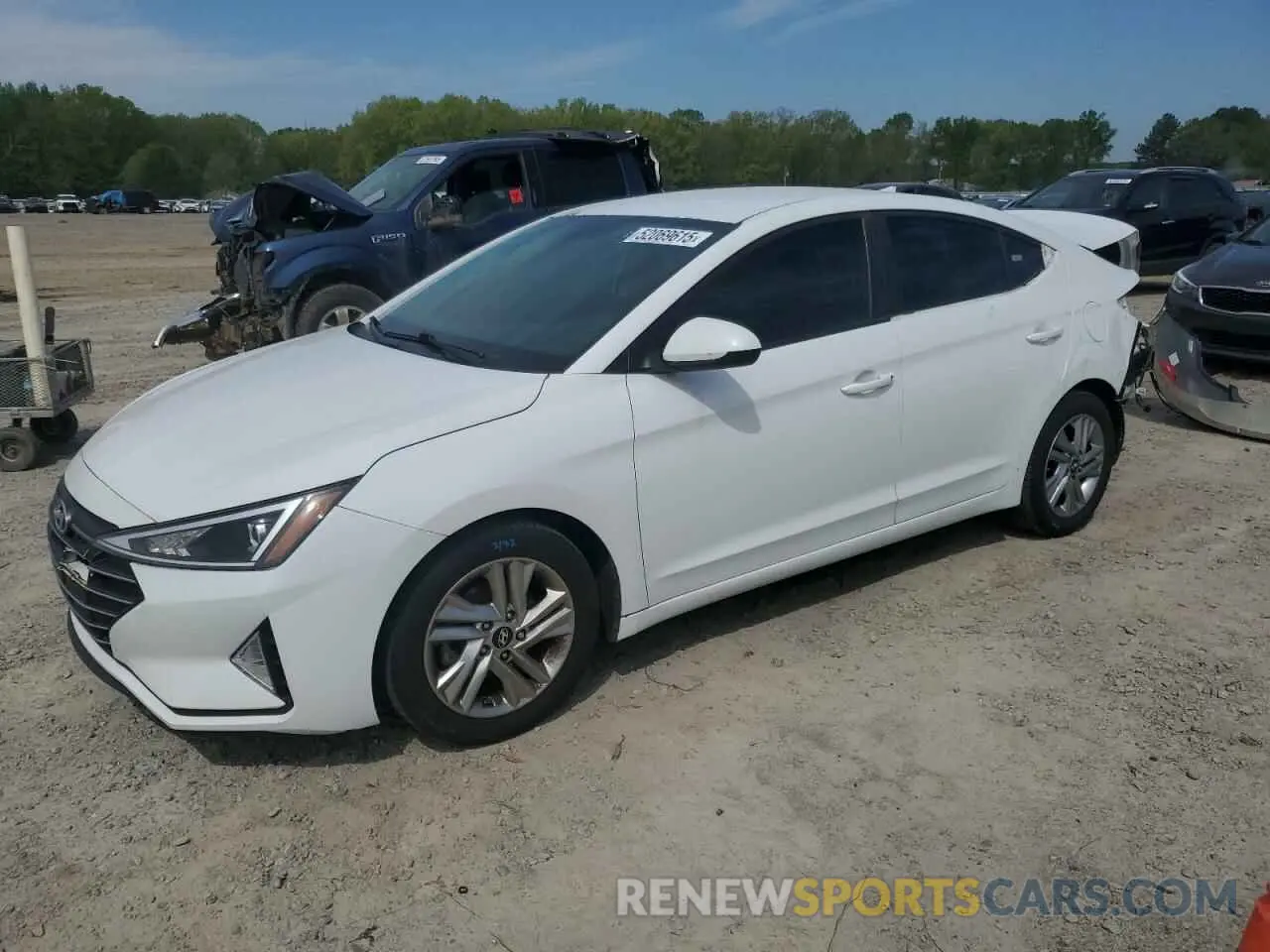 1 fotografías del automóvil dañado 5NPD84LF4KH413451 HYUNDAI ELANTRA 2019