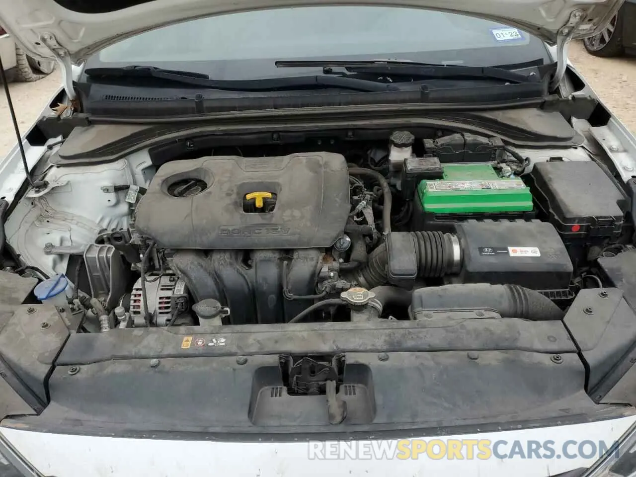 11 fotografías del automóvil dañado 5NPD84LF4KH429522 HYUNDAI ELANTRA 2019