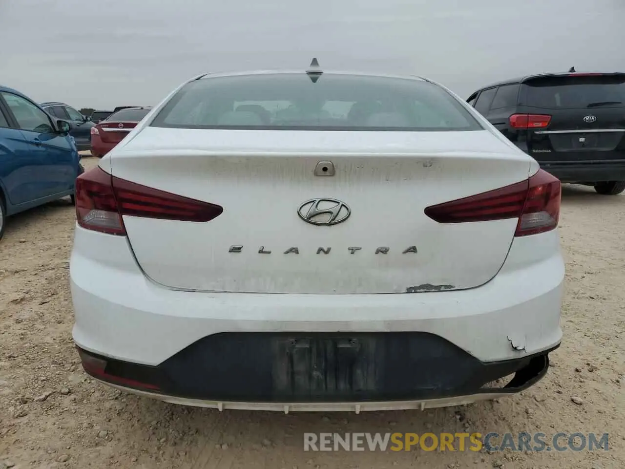 6 fotografías del automóvil dañado 5NPD84LF4KH429522 HYUNDAI ELANTRA 2019