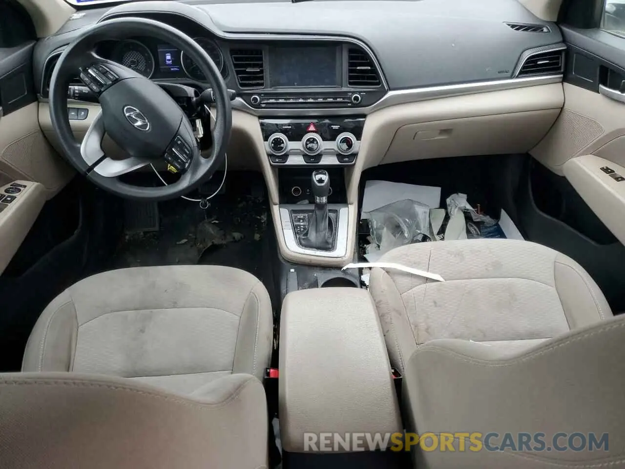 8 fotografías del automóvil dañado 5NPD84LF4KH429522 HYUNDAI ELANTRA 2019