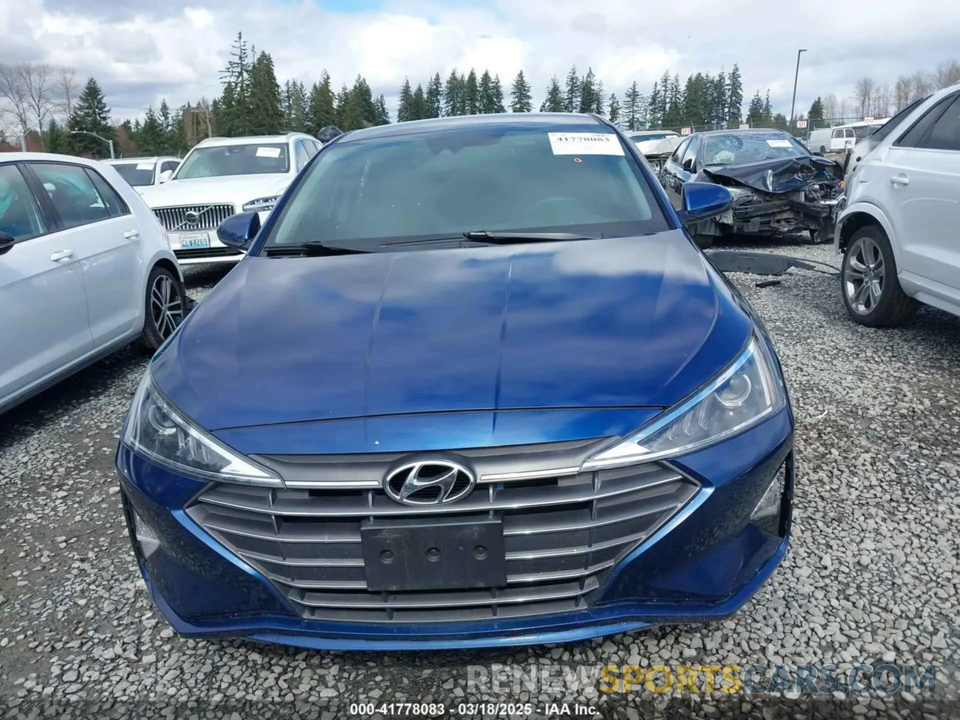 13 fotografías del automóvil dañado 5NPD84LF4KH435420 HYUNDAI ELANTRA 2019