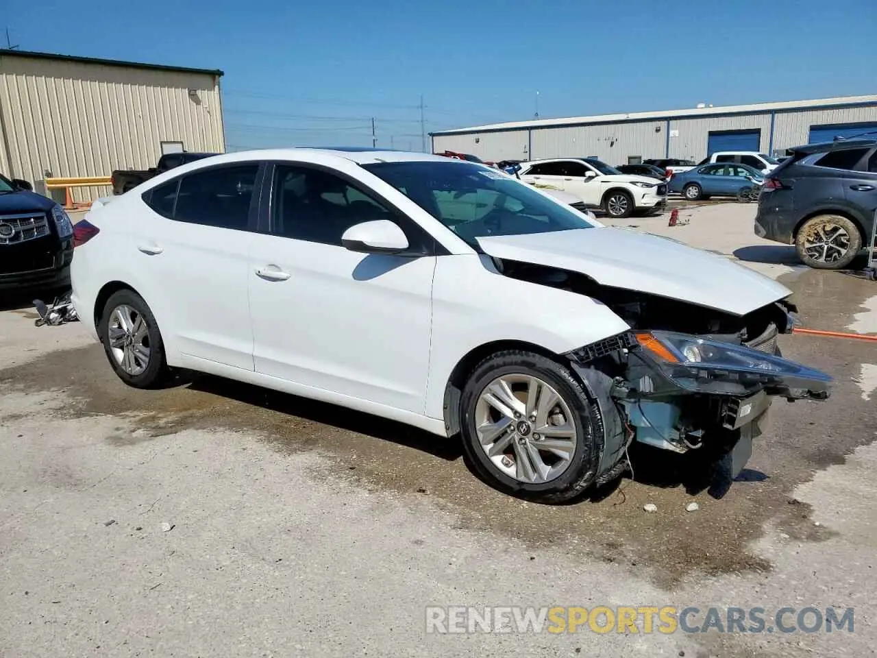 4 fotografías del automóvil dañado 5NPD84LF4KH462861 HYUNDAI ELANTRA 2019