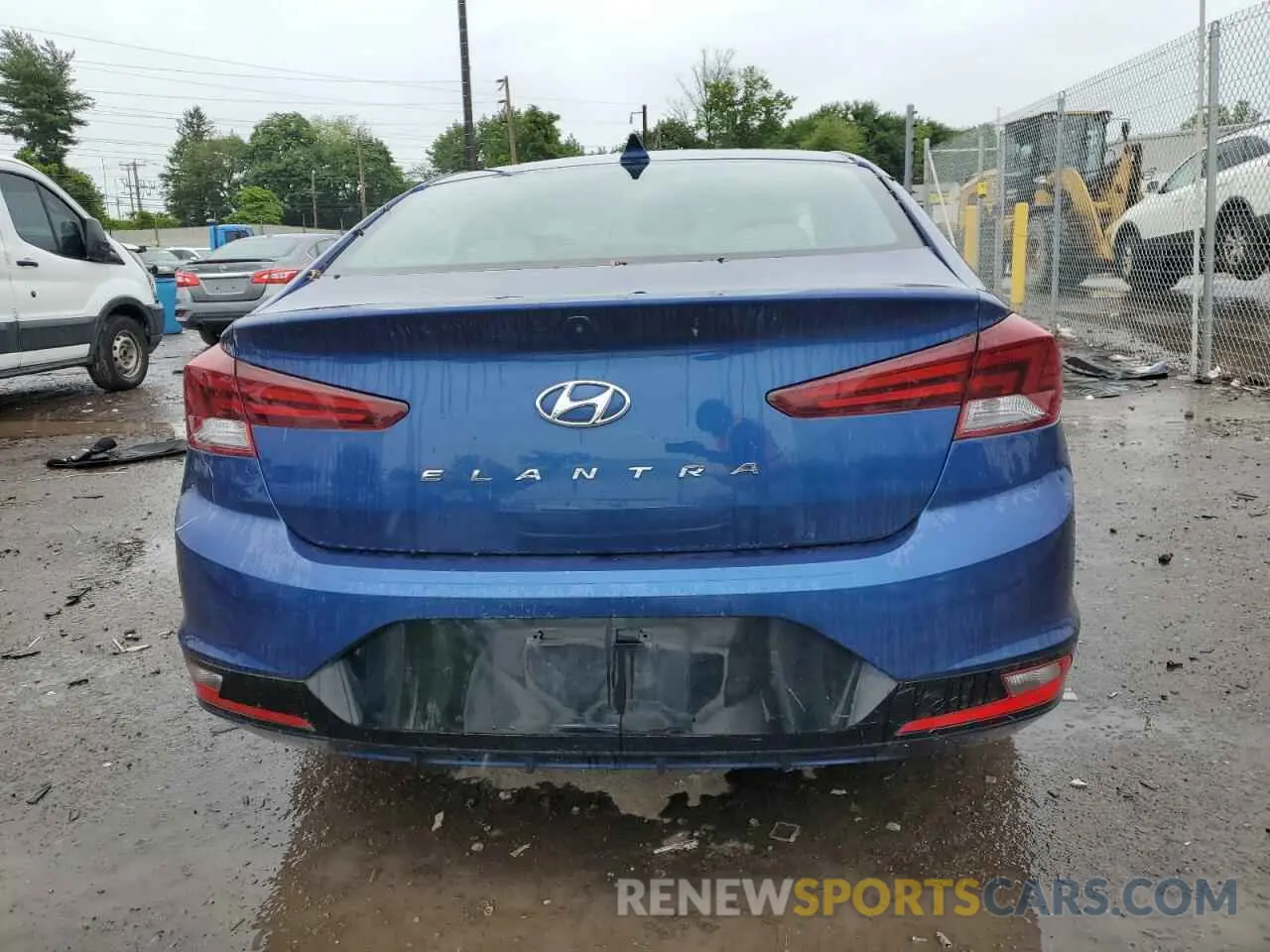 6 fotografías del automóvil dañado 5NPD84LF4KH466232 HYUNDAI ELANTRA 2019