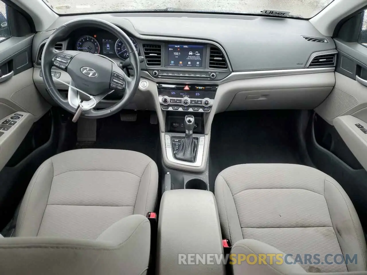 8 fotografías del automóvil dañado 5NPD84LF4KH466232 HYUNDAI ELANTRA 2019