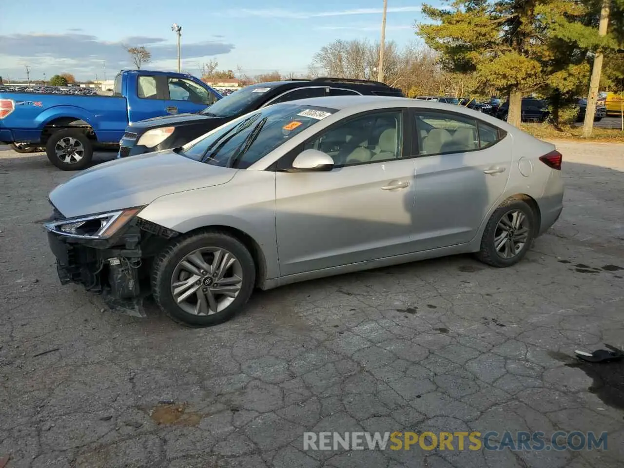 1 fotografías del automóvil dañado 5NPD84LF4KH484245 HYUNDAI ELANTRA 2019