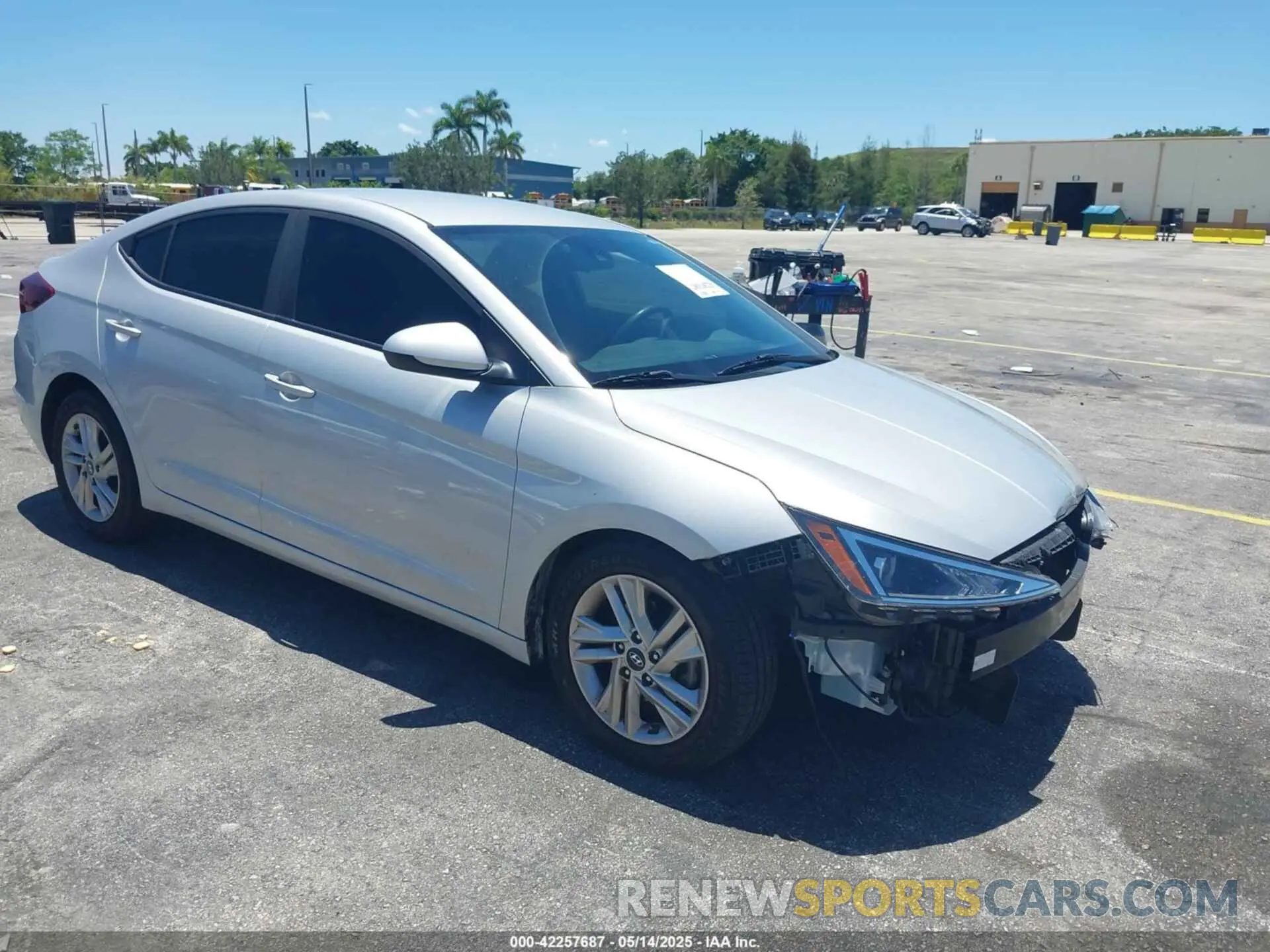 1 fotografías del automóvil dañado 5NPD84LF4KH487064 HYUNDAI ELANTRA 2019