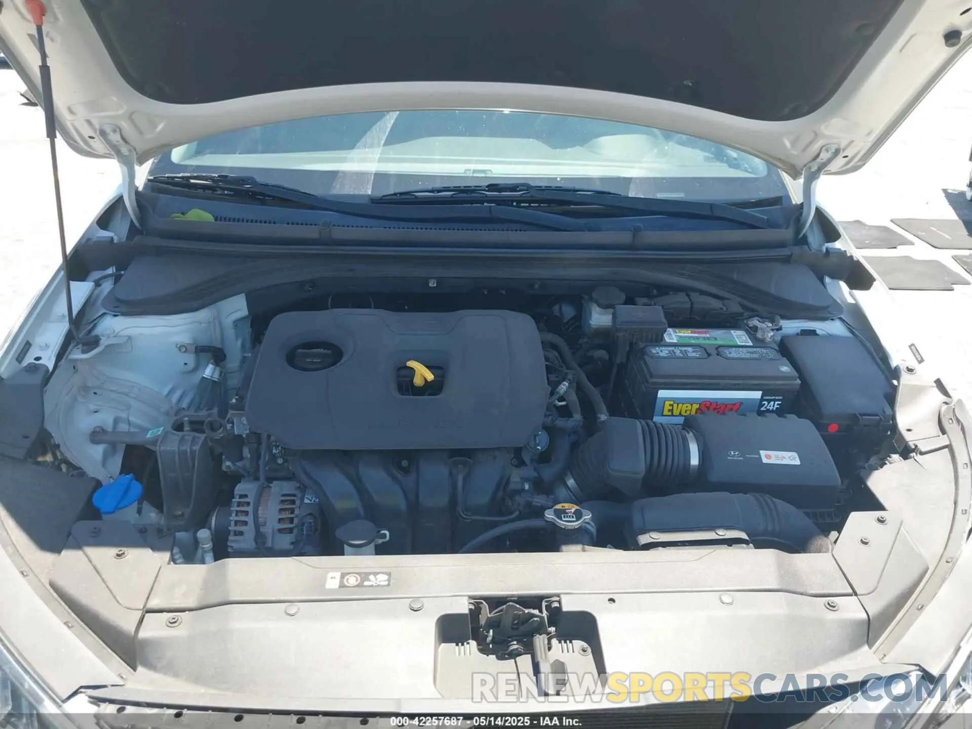 10 fotografías del automóvil dañado 5NPD84LF4KH487064 HYUNDAI ELANTRA 2019