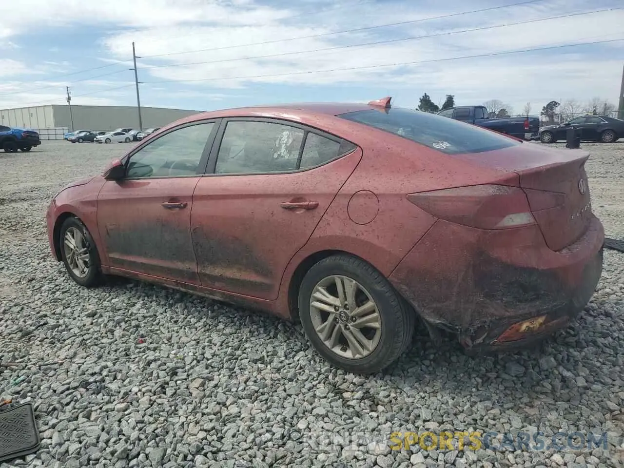 2 fotografías del automóvil dañado 5NPD84LF5KH418416 HYUNDAI ELANTRA 2019