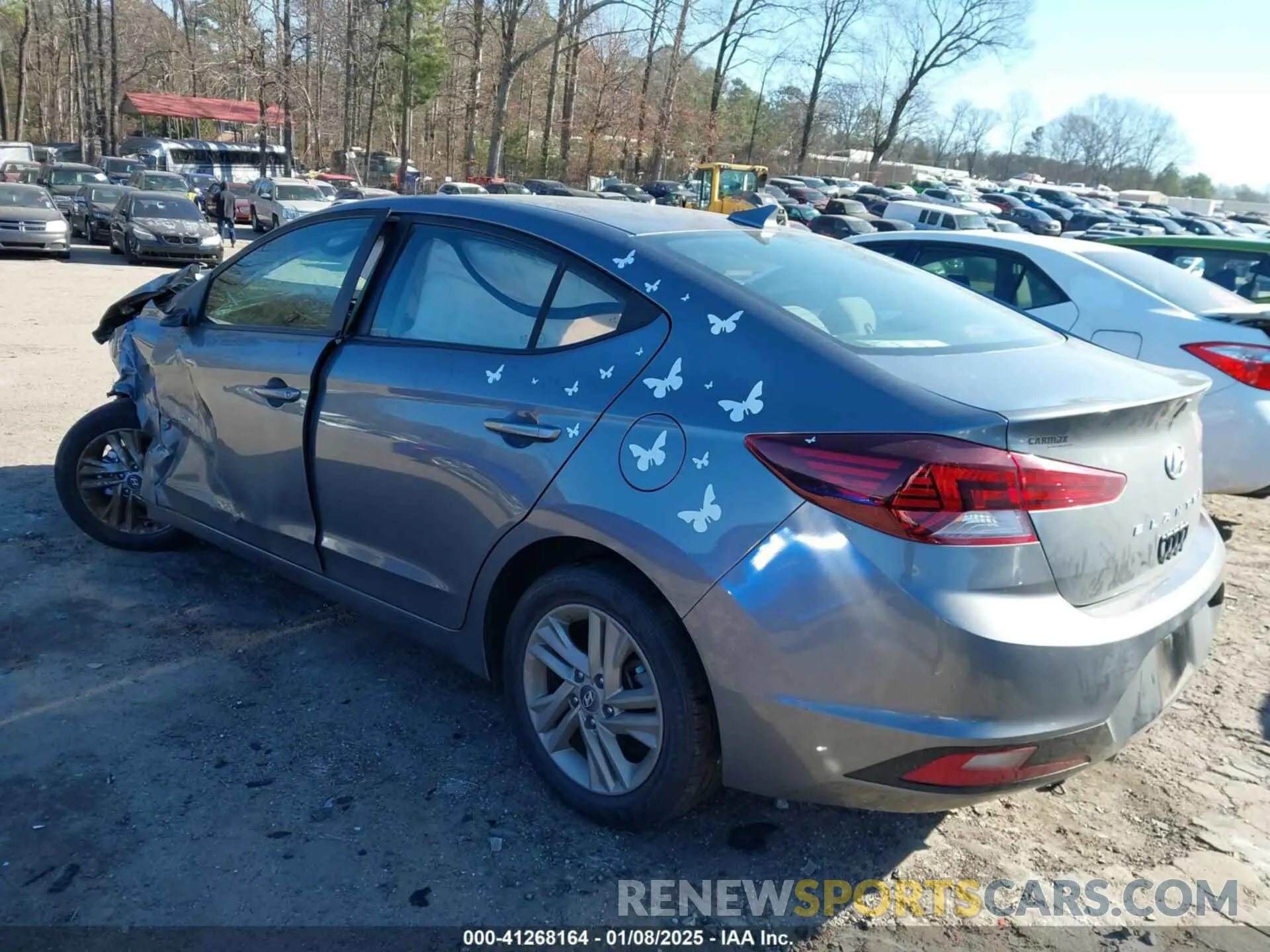 3 fotografías del automóvil dañado 5NPD84LF5KH420361 HYUNDAI ELANTRA 2019
