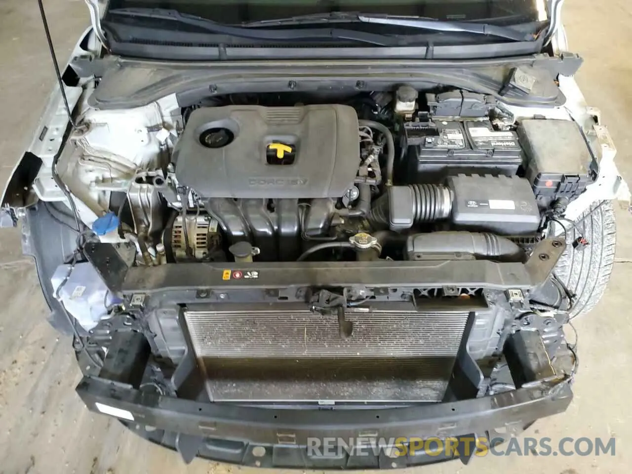 11 fotografías del automóvil dañado 5NPD84LF5KH437841 HYUNDAI ELANTRA 2019